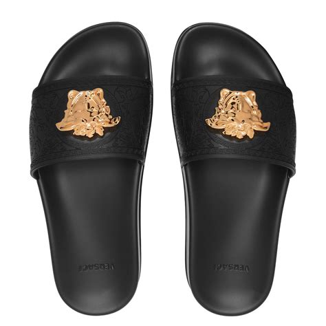 versace sliders women's|versace espadrilles women's.